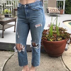 Wedgie straight 501 Levi’s size 28